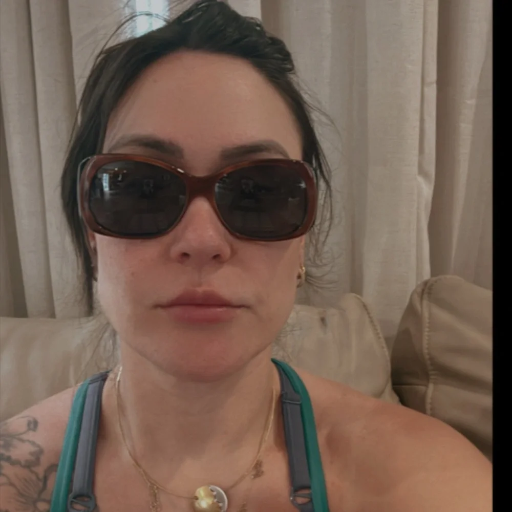 Chanel vintage Brown and black Sunglasses